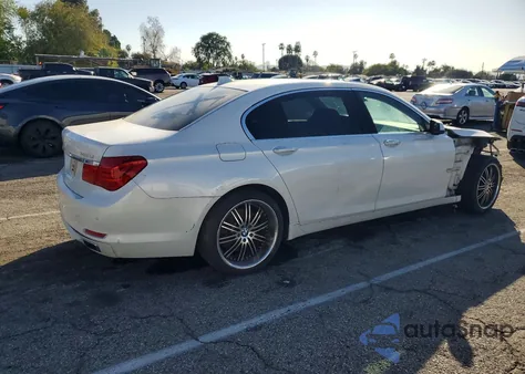 2012 BMW 740 Li from USA, damaged, VIN WBAKB4C52CC576903